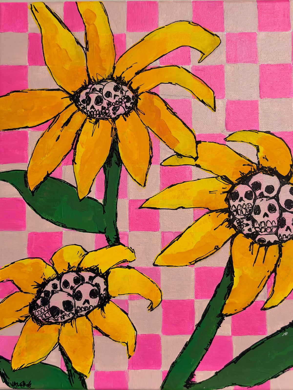 Susan with Skulls Print