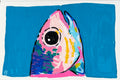 Blue Sardine Print